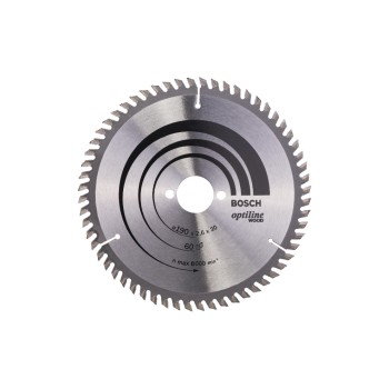 Bosch Professional Kreissägeblatt, Optiline Wood, 190x30x2,6mm, 60 Bosch Professional Kreissägeblatt, Optiline Wood, 190x30x2,6mm, 60