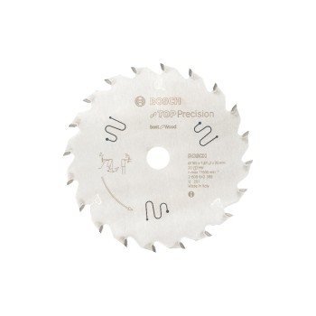 Bosch Professional Kreissägeblatt, Top Precision Best Wood, 165x20x1,8mm, 20 Bosch Professional Kreissägeblatt, Top Precision Best Wood, 165x20x1,8mm, 20