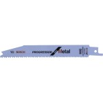 Bosch Professional Lame de scie sabre S 123 XF Progressor for Metal, 5 pièces