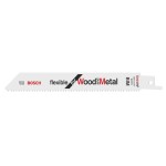 Bosch Professional Lame de scie sabre S 922 HF Flexible Wood and Metal, 5 pièces