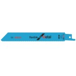Bosch Professional Lame de scie sabre S 922 BF Flexible for Metal, 100 pièces