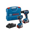 Bosch Professional Visseuse sans fil Set GDR 18V-200 + GSR 18V-55