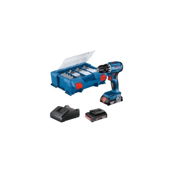 accu-Bohrschrauber GSR 18V-45, 2 accu GBA 18V 2.0Ah, Ladg