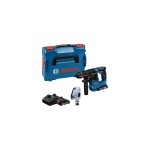 accu-Bohrhammer with ONECHUCK GBH 18V-18 X, 2 x accu GBA 18V 2.0Ah in L-BOXX