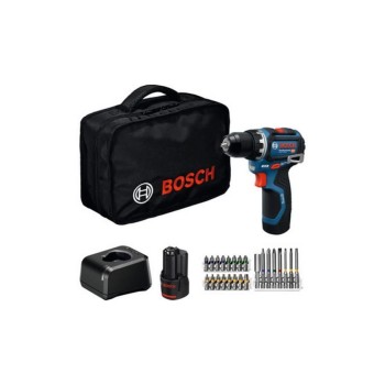 accu-Bohrschrauber GSR 12V-32, 2x accu GBA 12V 2.0Ah, Werkzeugtasche