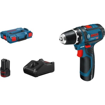 Akku-Bohrschrauber GSR 12V-15, 2 x Akku GBA 12V 2.0Ah, L-BOXX