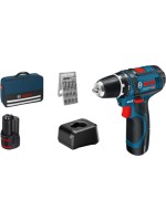 Bosch Professional Perceuse-visseuse sans fil PRO GSR 12V-15 Set dans le sac de transport