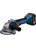 Bosch Professional Meuleuse d’angle GWS 18 V-8 + 2x GBA 18 V 5.0 Ah