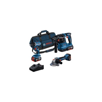 3x 18V Set GSR + GWS + GBH + 3x Akku, Werkzeugtasche