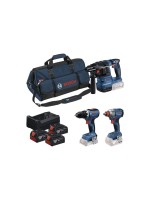 Bosch Professional Set di utensili per batteria GSR + GDX + GBH + 3 x 5.0Ah