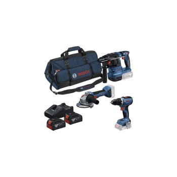 18V Set GSR + GWS + GBH + 2x GBA 4Ah, GAL 18V-40