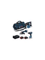 Bosch Professional Set di utensili per batteria GSR + GWS + GBH + GBA