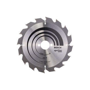 BOSCH Kreissägeblatt Optiline Wood, 190mm für alle Holzarten BOSCH Kreissägeblatt Optiline Wood, 190mm für alle Holzarten