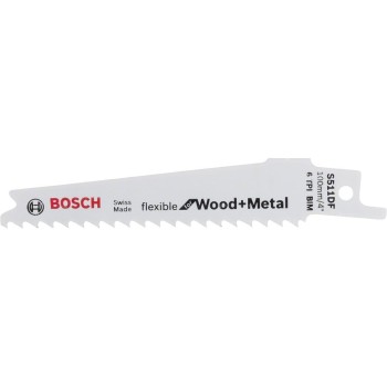 BOSCH Säbelsägeblatt S 511 DF, forHolz and Metall, 5 Stück BOSCH Säbelsägeblatt S 511 DF, forHolz and Metall, 5 Stück