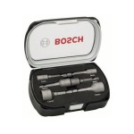 BOSCH Steckschlüssel-Set 6-teilig, 6-teiliges Set, Länge 50mm