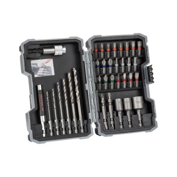 BOSCH Metallbohrer- und Bit-Set, 35-teiliges Set mit Farbcodierung BOSCH Metallbohrer- und Bit-Set, 35-teiliges Set mit Farbcodierung