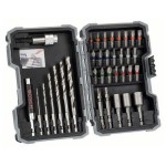 BOSCH Holzbohrer- et Bit-Set, 35-teiliges Set avec Farbcodierung