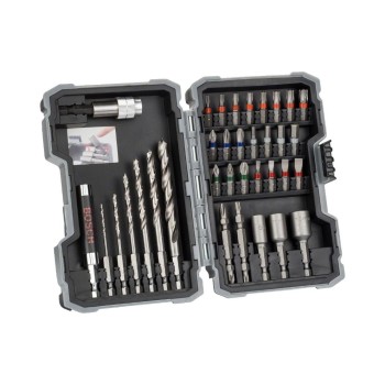 BOSCH Holzbohrer- und Bit-Set, 35-teiliges Set mit Farbcodierung BOSCH Holzbohrer- und Bit-Set, 35-teiliges Set mit Farbcodierung