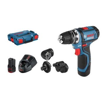Bosch Professional GSR 12V-15 FC, 2x2Ah, L-BOXX