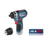 Bosch Professional Perceuse-visseuse sans fil GSR 12V-15 FC Solo en L-Boxx