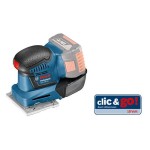 Bosch Professional Ponceuse multifonction sans fil GSS 18 V-10 Solo fonctionnement des piles