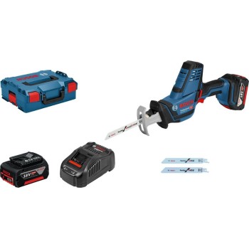 Bosch Professional GSA 18 V-LI C, accu Säbelsäge 2x5.0 Ah, L-BOXX Bosch Professional GSA 18 V-LI C, accu Säbelsäge 2x5.0 Ah, L-BOXX