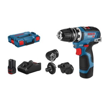 Bosch Professional GSR 12V-35 FC 2x 3.0Ah, GAL 12V-40, L-BOXX