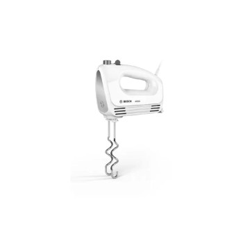 Bosch Handrührer MFQ24200, 400W, weiss, 4 Stufen, Besen, Knethaken Bosch Handrührer MFQ24200, 400W, weiss, 4 Stufen, Besen, Knethaken