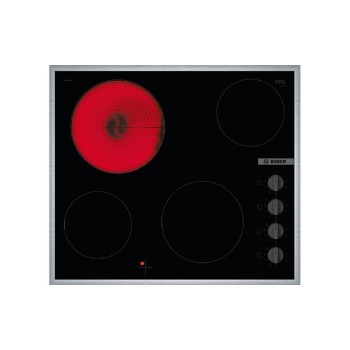 Bosch Glaskeramilkochfeld PKE645CA2E, 230V, 6600W, 4 Zonen, Drehschalter Bosch Glaskeramilkochfeld PKE645CA2E, 230V, 6600W, 4 Zonen, Drehschalter