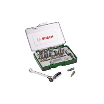 Bosch Schrauberbit- and Ratschen-Set, 27-tlg. Bosch Schrauberbit- and Ratschen-Set, 27-tlg.