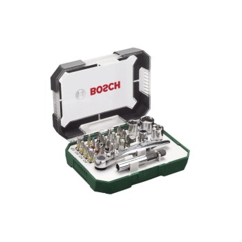 Bosch 26-tlg Schrauberbit- und Ratschen, Set Bosch 26-tlg Schrauberbit- und Ratschen, Set