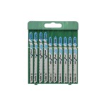 Bosch 10tlg. Stichsägeblatt-Set T-Schaft, T118A/T118B /T118G/T127D/T227D