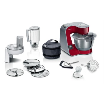 Bosch Küchenmaschine MUM5X720 rot, 1000W, 3.9l, ZB und Waage Bosch Küchenmaschine MUM5X720 rot, 1000W, 3.9l, ZB und Waage