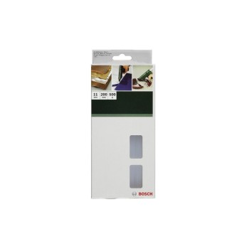 BOSCH Schmelzkleber Transparent for PKP 18 E, 500g Klebesticks à 200mm BOSCH Schmelzkleber Transparent for PKP 18 E, 500g Klebesticks à 200mm