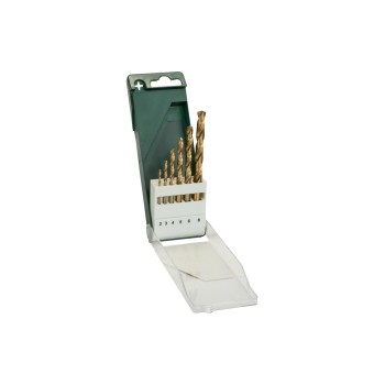 BOSCH 6tlg. Metallbohrer-Set HSS-TiN, DIN 338 BOSCH 6tlg. Metallbohrer-Set HSS-TiN, DIN 338