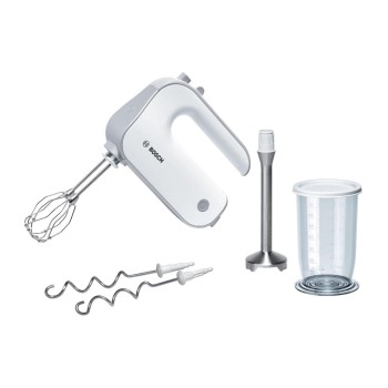Bosch Handrührer MFQ4070, weiss / silber, Set, 500 Watt Bosch Handrührer MFQ4070, weiss / silber, Set, 500 Watt