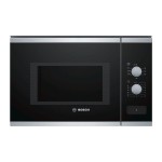 Bosch Four à micro-ondes encastré BEL550MS0 Noir/Argenté