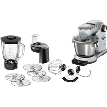Bosch Küchenmaschine MUM9DT5S41, platinum silver, 1500W, Set Bosch Küchenmaschine MUM9DT5S41, platinum silver, 1500W, Set