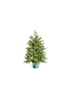 Botanic-Haus Weihnachtsbaum De Luxe,144 LED, Easy Shape, H: 90 cm, D: 60 cm, im Topf