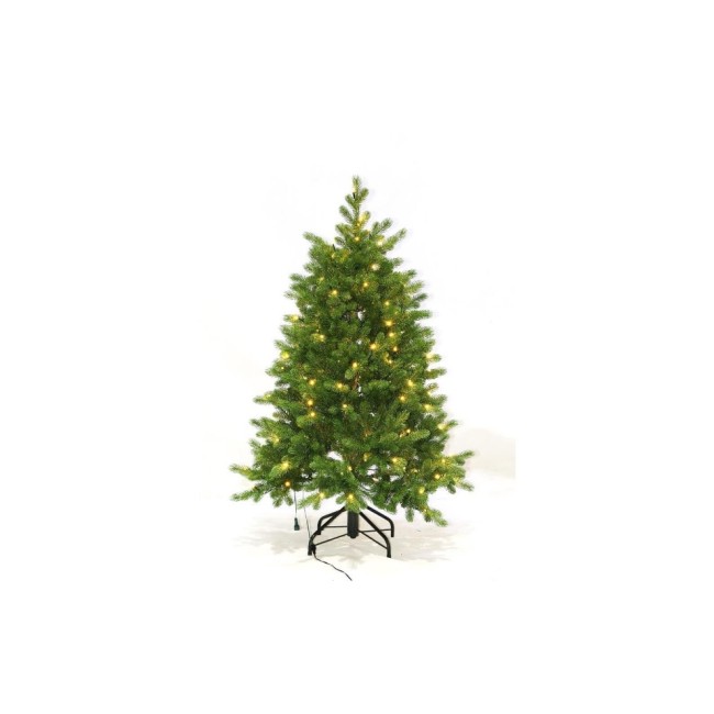 Botanic-Haus Weihnachtsbaum De Luxe,200 LED, Easy Shape, H: 120 cm, D: 90 cm