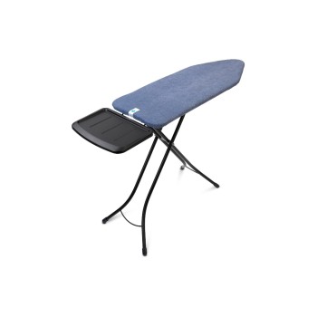 Brabantia Table à repasser avec tablette pour station vapeur Bleu Denim