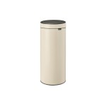 Brabantia Poubelle Touch Bin New 30 l, Soft Beige