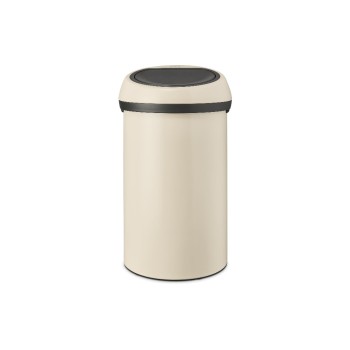 Brabantia Poubelle touch Touch Bin 60 l, Beige clair