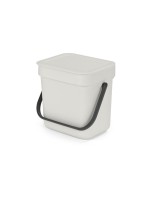 Brabantia Seau à compost Sort & Go 3 l, Gris clair