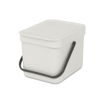 Brabantia Seau à compost Sort & Go 6 l, Gris clair