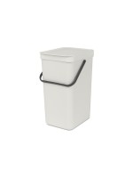 Brabantia Bacs de recyclage Sort & Go 16 l, Gris clair