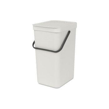 Brabantia Bacs de recyclage Sort & Go 16 l, Gris clair