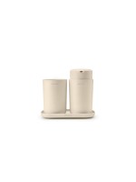 Brabantia Seifenspender ReNew Set Beige, 3teilig