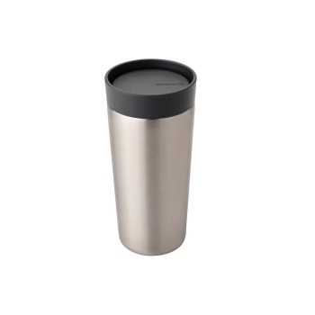 Brabantia Thermobecher Make & Take 0.36L, Edelstahl, Dark Grey, 6-8 Stunden heiss Brabantia Thermobecher Make & Take 0.36L, Edelstahl, Dark Grey, 6-8 Stunden heiss