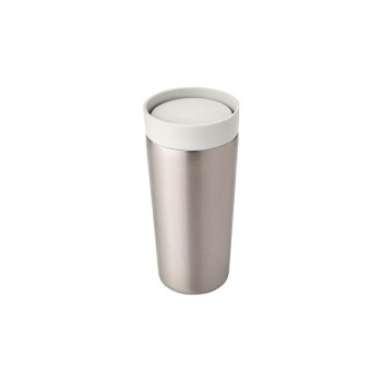 Brabantia Thermobecher Make & Take 0.36L, Edelstahl, Light Grey, 6-8 Stunden heiss Brabantia Thermobecher Make & Take 0.36L, Edelstahl, Light Grey, 6-8 Stunden heiss